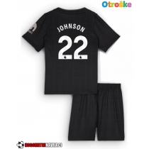 Otroške Nogometnih dresov Tottenham Hotspur Brennan Johnson #22 Gostujoči 2025-26 Kratki rokavi (+ hlače)